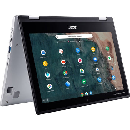 Acer Chromebook Spin 311 CP311-2H CP311-2H-C7V9 Chromebook 2 en 1 tactile 11,6" - HD - 1366 x 768 - Intel Celeron N4120 Quad-core (4 Core) 1,10 GHz - 4 Go de RAM - 32 Go de mémoire flash - Argent pur NX.HKKAA.009