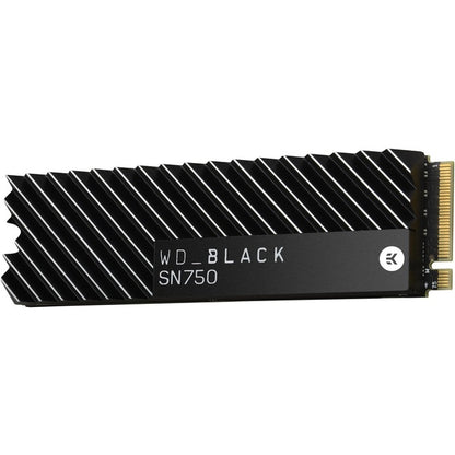 Disque SSD WD Black SN750 WDS200T3XHC 2 To avec dissipateur thermique - PCI Express (PCI Express 3.0 x4) - 1 200 To (TBW) - Interne - M.2 2280 WDS200T3XHC