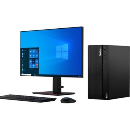 Ordinateur de bureau Lenovo ThinkCentre M80t 11CS000FCA - Intel Core i5 10e génération i5-10500 Hexa-core (6 cœurs) 3,10 GHz - 16 Go RAM DDR4 SDRAM - 512 Go SSD - Tour - Noir corbeau 11CS000FCA
