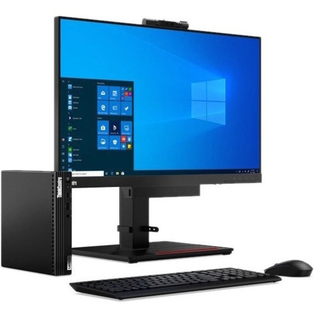Ordinateur de bureau Lenovo ThinkCentre M70q 11DT0028CA - Intel Core i5 10e génération i5-10400T Hexa-core (6 cœurs) 2 GHz - 8 Go de RAM DDR4 SDRAM - 256 Go SSD - Tiny - Raven Black 11DT0028CA