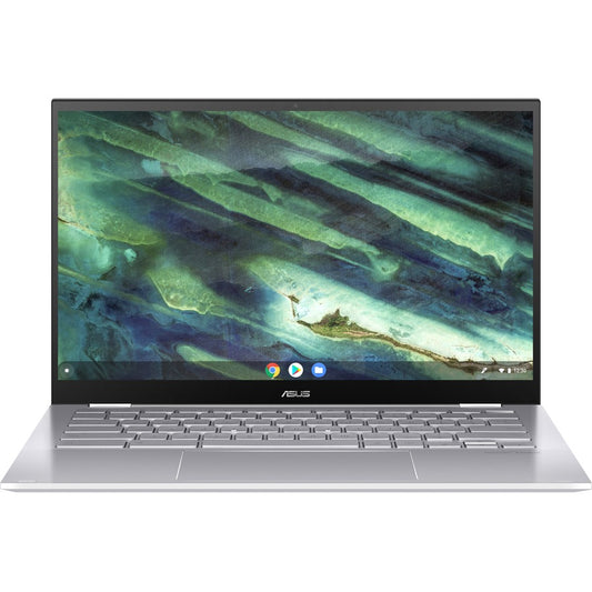 Asus Chromebook Flip C436 C436FA-DS599T-W Chromebook tactile 14" - Full HD - 1920 x 1080 - Intel Core i5 (10e génération) i5-10210U 1,60 GHz - 16 Go RAM - 512 Go SSD - Noir, Aerogel Blanc C436FA-DS599T-W