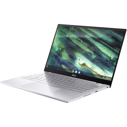 Asus Chromebook Flip C436 C436FA-DS599T-W Chromebook tactile 14" - Full HD - 1920 x 1080 - Intel Core i5 (10e génération) i5-10210U 1,60 GHz - 16 Go RAM - 512 Go SSD - Noir, Aerogel Blanc C436FA-DS599T-W