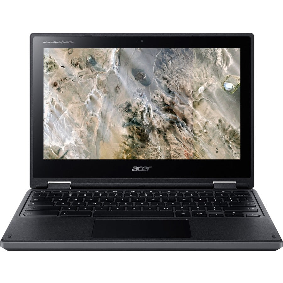 Acer R721T R721T-48A0 Chromebook 2 en 1 tactile 11,6" - HD - 1366 x 768 - AMD A-Series 7e génération A4-9120C Dual-core (2 cœurs) 1,60 GHz - 4 Go de RAM - 32 Go de mémoire flash - Noir schiste NX.HBRAA.002
