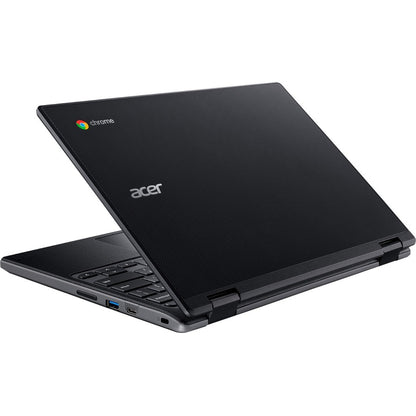 Acer R721T R721T-48A0 Chromebook 2 en 1 tactile 11,6" - HD - 1366 x 768 - AMD A-Series 7e génération A4-9120C Dual-core (2 cœurs) 1,60 GHz - 4 Go de RAM - 32 Go de mémoire flash - Noir schiste NX.HBRAA.002