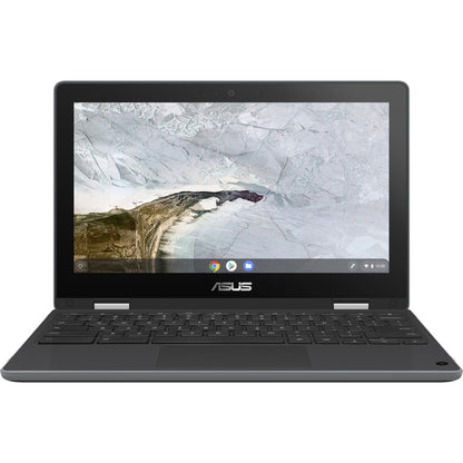 Asus Chromebook Flip C214 C214MA-YS02T-S Chromebook tactile 11,6" - 1366 x 768 - Intel Celeron N4000 Dual-core (2 Core) 1,10 GHz - 4 Go RAM - 32 Go Mémoire Flash - Gris foncé C214MA-YS02T-S
