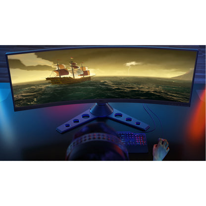 Moniteur LCD de jeu WLED incurvé Lenovo Legion Y44w-10 43,4" DWUXGA - 32:10 - Raven, noir 65EARAC1US