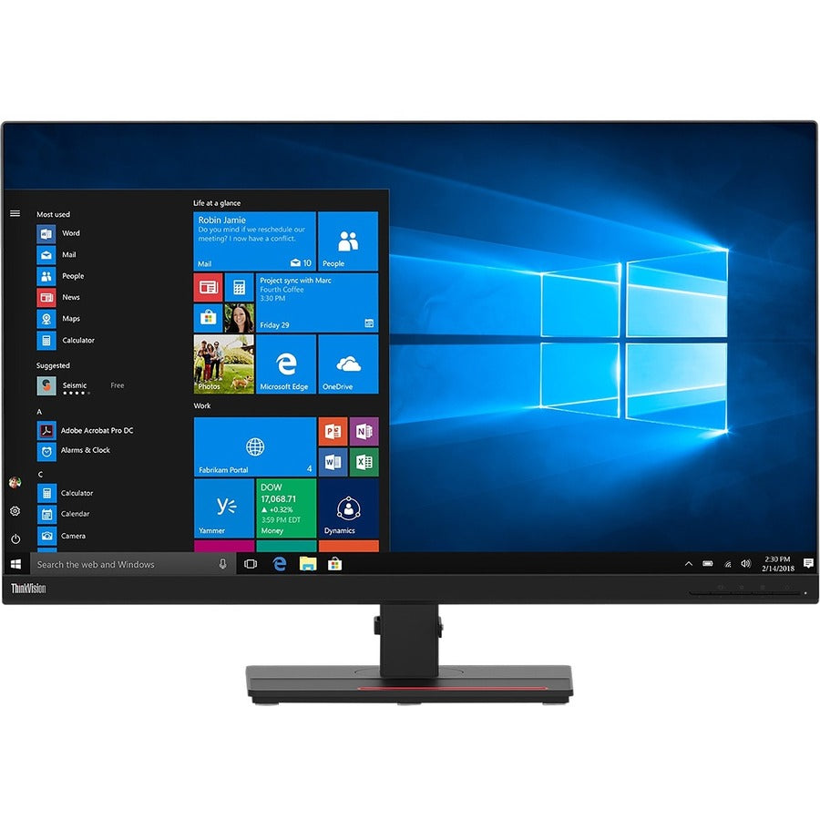 Lenovo ThinkVision T32h-20 31.5" WQHD WLED LCD Monitor - 16:9 - Raven Black 61F1GAR2US