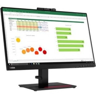 Lenovo ThinkVision T24v-20 23.8" Full HD WLED LCD Monitor - 16:9 - Raven Black 61FCMAR6US