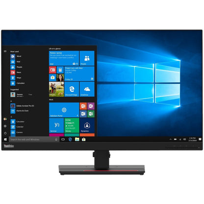 Lenovo ThinkVision T27q-20 27" Class WQHD LCD Monitor - 16:9 - Raven Black 61EDGAR2US