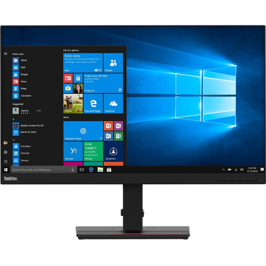 Lenovo ThinkVision T27h-20 27" WQHD WLED LCD Monitor - 16:9 - Raven Black 61ECGAR2US