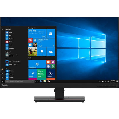 Lenovo ThinkVision T27h-20 27" WQHD WLED LCD Monitor - 16:9 - Raven Black 61ECGAR2US