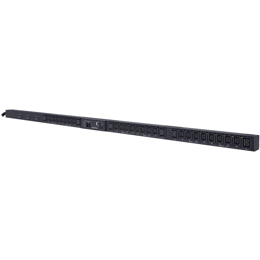 CyberPower PDU83104 3 Phase 200 - 240 VAC 30A Switched Metered-by-Outlet PDU PDU83104