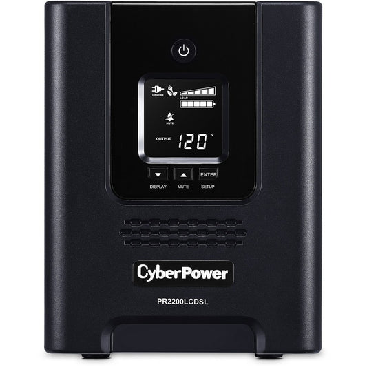 Onduleur LCD tour à onde sinusoïdale pure 2070 VA CyberPower Smart App Sinewave PR2200LCDSL