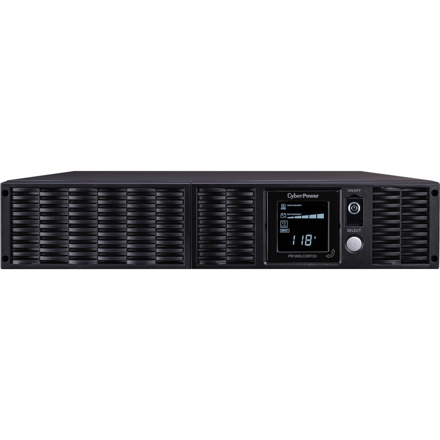 Onduleur LCD RT CyberPower Smart App Sinewave PR1000LCDRT2U 1 000 VA à onde sinusoïdale pure 2U PR1000LCDRT2U