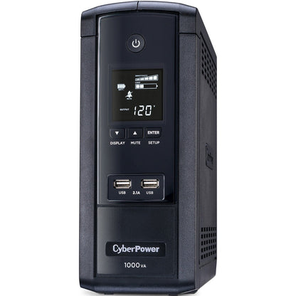 Systèmes d'onduleurs CyberPower BRG1000AVRLCD Écran LCD intelligent - Capacité : 1 000 VA / 600 W BRG1000AVRLCD