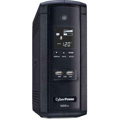 Systèmes d'onduleurs CyberPower BRG1000AVRLCD Écran LCD intelligent - Capacité : 1 000 VA / 600 W BRG1000AVRLCD