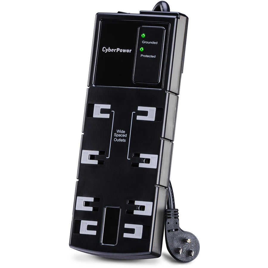 Parasurtenseur CyberPower CSB806 Essential à 8 prises, cordon de 6 pieds CSB806