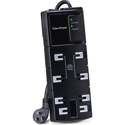 Parasurtenseur CyberPower CSB806 Essential à 8 prises, cordon de 6 pieds CSB806