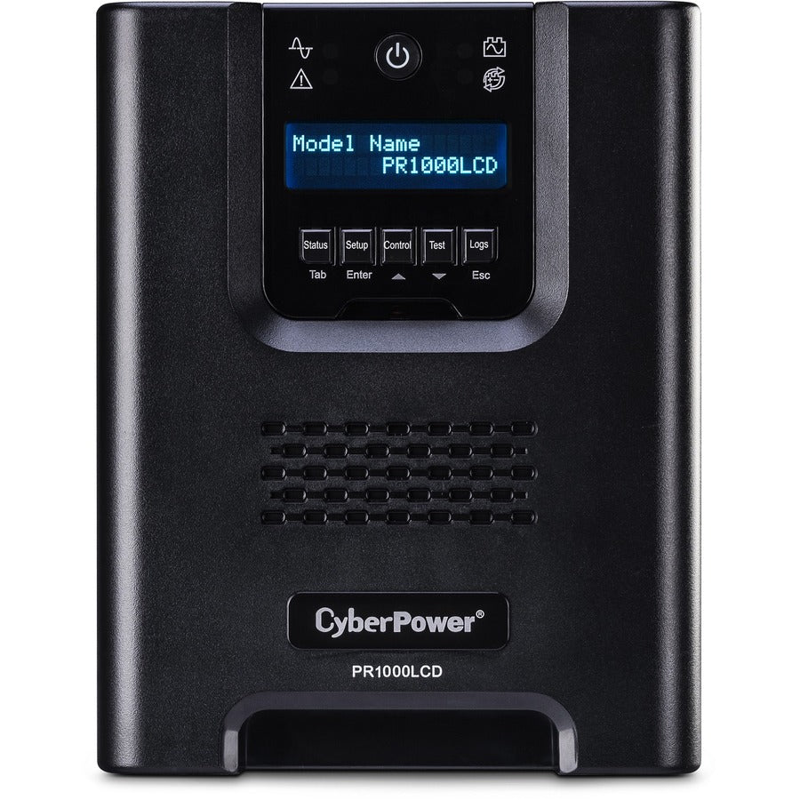 Onduleur LCD mini-tour à onde sinusoïdale pure 1 000 VA CyberPower Smart App Sinewave PR1000LCD