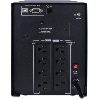 Onduleur LCD mini-tour à onde sinusoïdale pure 1 000 VA CyberPower Smart App Sinewave PR1000LCD