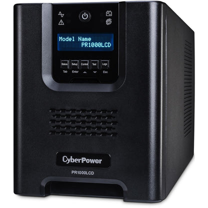 Onduleur LCD mini-tour à onde sinusoïdale pure 1 000 VA CyberPower Smart App Sinewave PR1000LCD