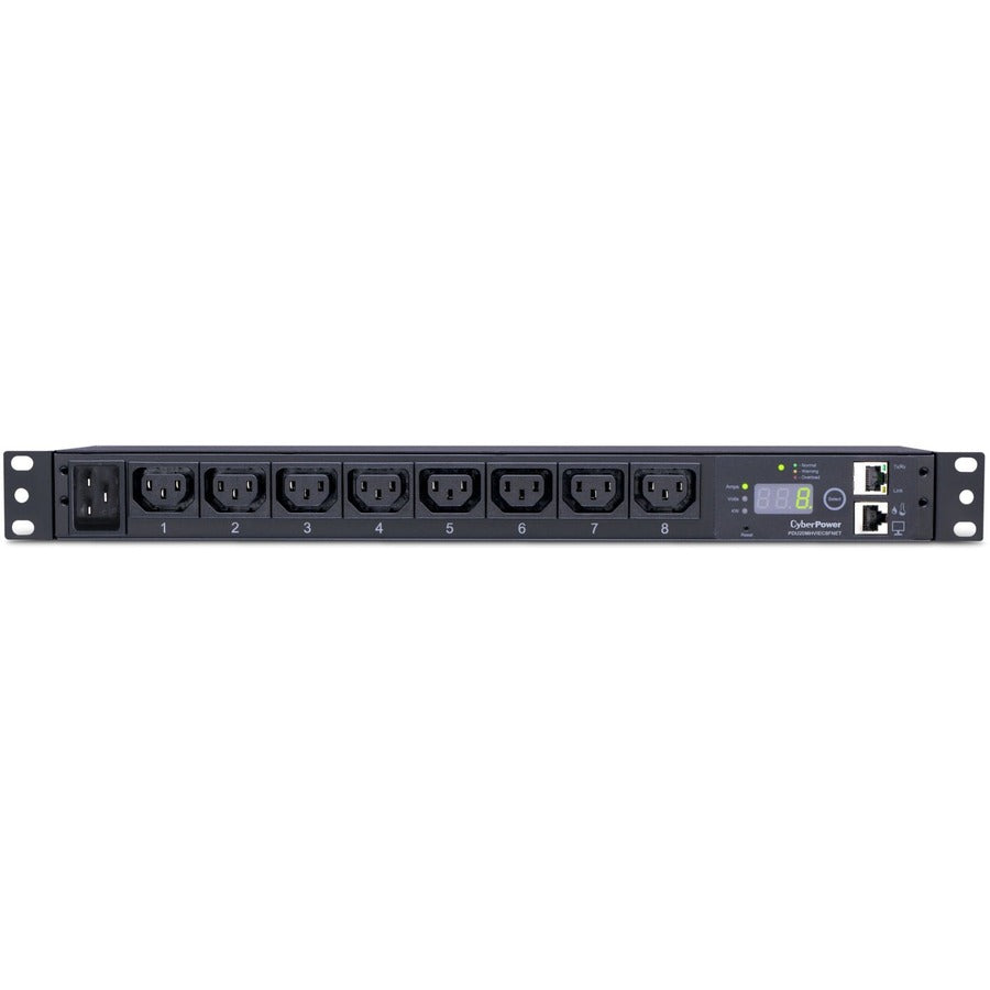 PDU surveillé CyberPower RM 1U PDU20MHVIEC8FNET 20 A 8 prises PDU20MHVIEC8FNET