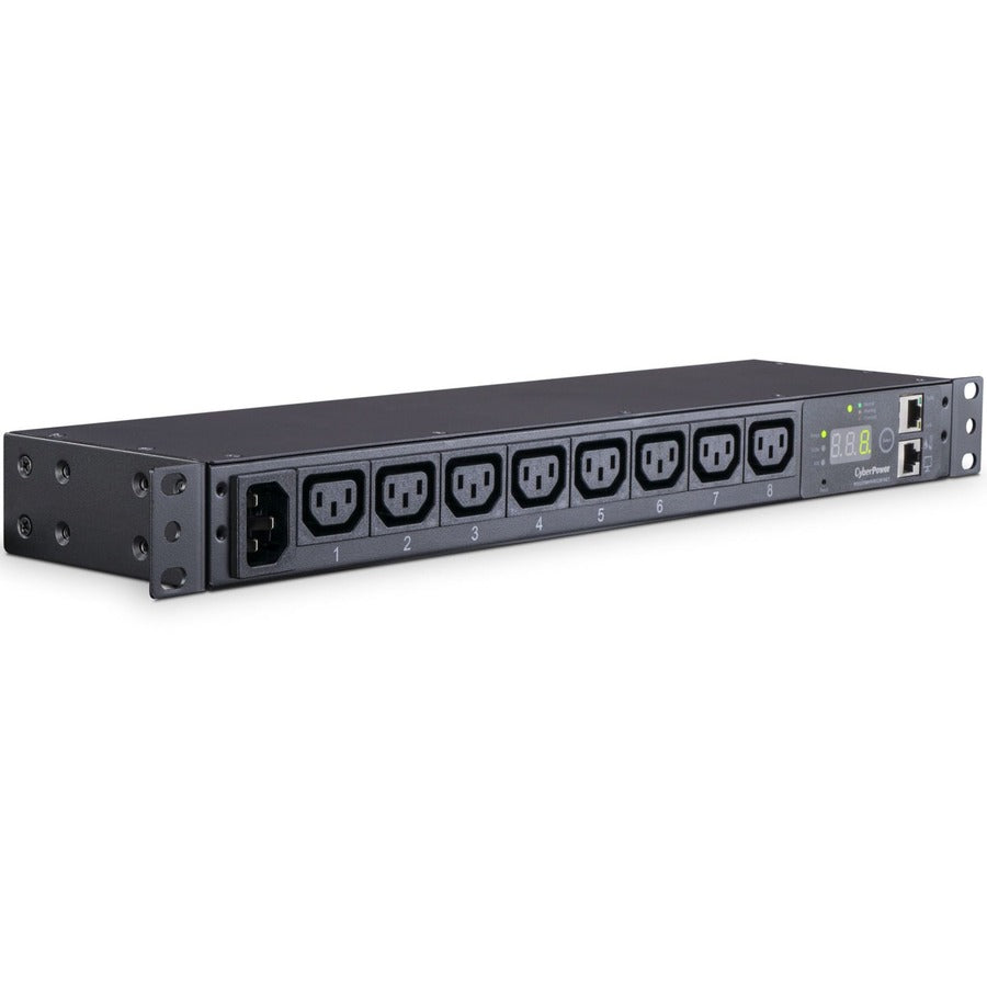 PDU surveillé CyberPower RM 1U PDU20MHVIEC8FNET 20 A 8 prises PDU20MHVIEC8FNET