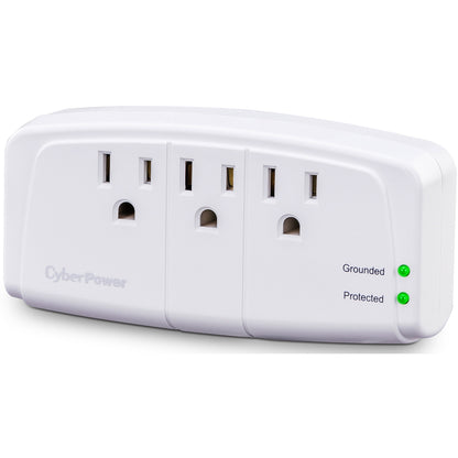 CyberPower CSB300W Essential 3-Outlets Surge Suppressor Wall Tap Plug - Plain Brown Boxes CSB300W