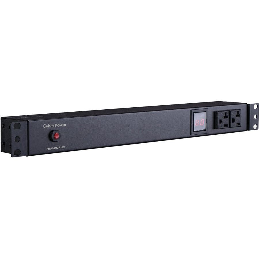 PDU CyberPower PDU20M2F10R à 12 prises avec compteur PDU20M2F10R