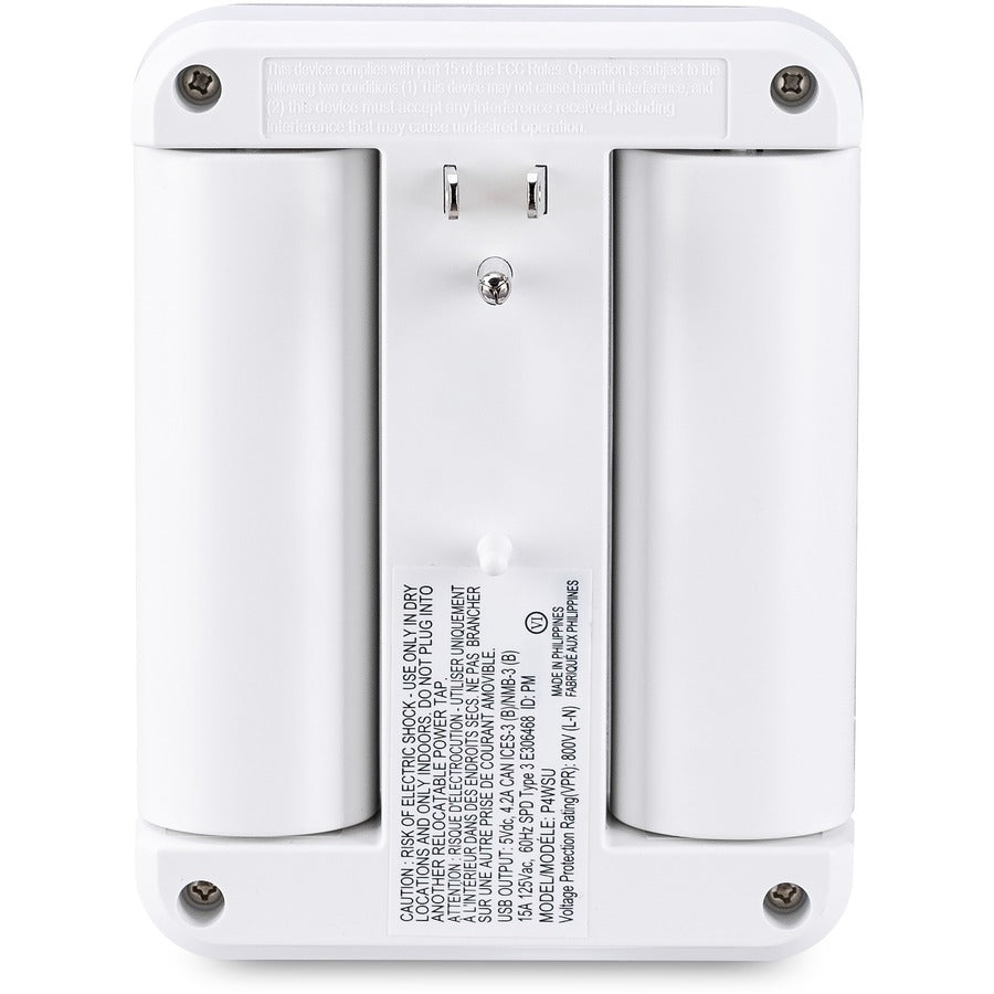 Parasurtenseur/protecteur de surtension CyberPower Home Office à 4 prises P4WSU