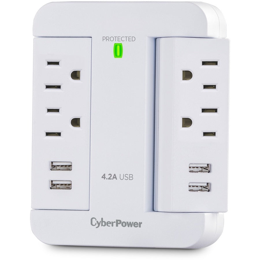 Parasurtenseur/protecteur de surtension CyberPower Home Office à 4 prises P4WSU