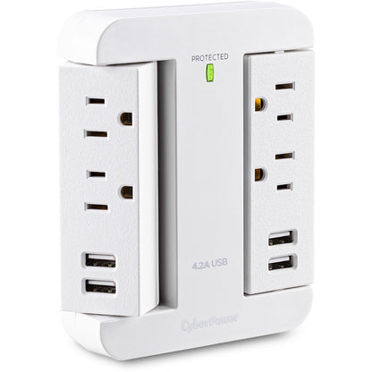 Parasurtenseur/protecteur de surtension CyberPower Home Office à 4 prises P4WSU