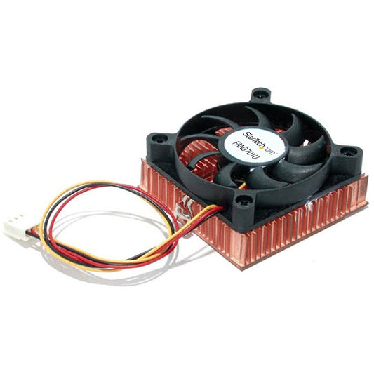 StarTech.com Ventilateur de processeur 1U 60 x 10 mm Socket 7/370 avec dissipateur thermique en cuivre et TX3 FAN3701U
