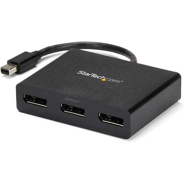 Adaptateur multi-écrans StarTech.com à 3 ports - Mini DisplayPort 1.2 vers DisplayPort MST Hub - Triple 1080p/Dual 4K - Windows Extended Desktop MSTMDP123DP