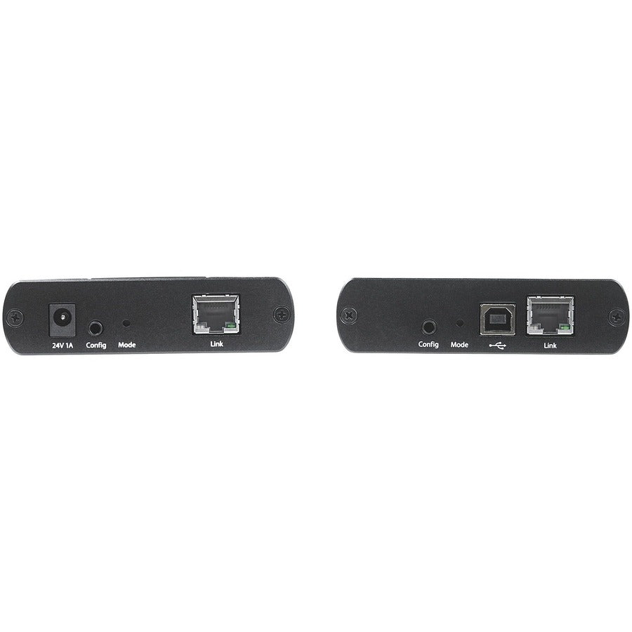 StarTech.com Hub d'extension USB 2.0 à 4 ports sur câble Ethernet Cat5e ou Cat6 - Kit d'extension USB 2.0 en métal de 100 m - ESD, alimenté, 480 Mbps USB2004EXT2NA