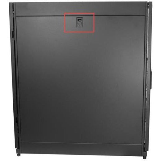 StarTech.com Armoire rack pour serveur 25U - 4 montants à profondeur réglable 7-35" Boîtier réseau/données/informatique à roulettes avec ventilation verrouillable et gestion des câbles RK2537BKM