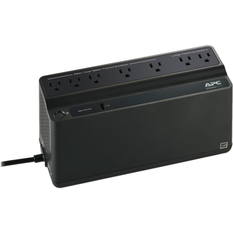Onduleur Back-UPS APC by Schneider Electric 650 VA, 120 V, 1 port de chargement USB, Canada BVN650M1-CA