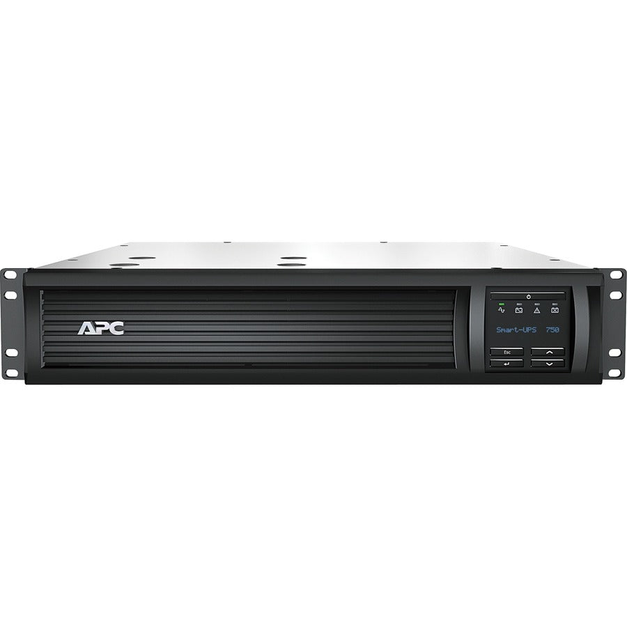 Onduleur APC Smart-UPS 750VA LCD RM 120V avec carte réseau SMT750RM2UNC de Schneider Electric