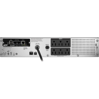 Onduleur APC Smart-UPS 750VA LCD RM 120V avec carte réseau SMT750RM2UNC de Schneider Electric