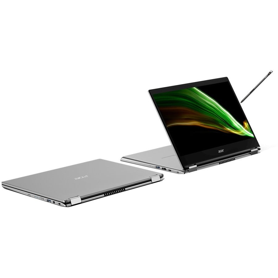Acer Spin 1 SP114-31 SP114-31-C211 Ordinateur portable 2 en 1 à écran tactile 14" - HD - 1366 x 768 - Intel Celeron N4500 Dual-core (2 cœurs) 1,10 GHz - 4 Go de RAM - 128 Go de mémoire flash - Argent pur NX.ABWAA.004