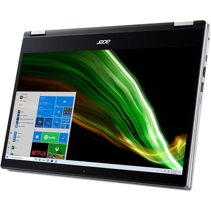 Acer Spin 1 SP114-31 SP114-31-C211 Ordinateur portable 2 en 1 à écran tactile 14" - HD - 1366 x 768 - Intel Celeron N4500 Dual-core (2 cœurs) 1,10 GHz - 4 Go de RAM - 128 Go de mémoire flash - Argent pur NX.ABWAA.004