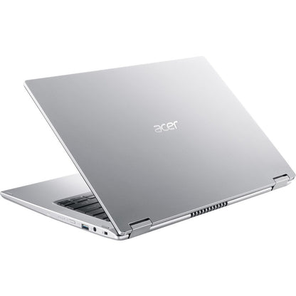 Acer Spin 1 SP114-31 SP114-31-C211 Ordinateur portable 2 en 1 à écran tactile 14" - HD - 1366 x 768 - Intel Celeron N4500 Dual-core (2 cœurs) 1,10 GHz - 4 Go de RAM - 128 Go de mémoire flash - Argent pur NX.ABWAA.004