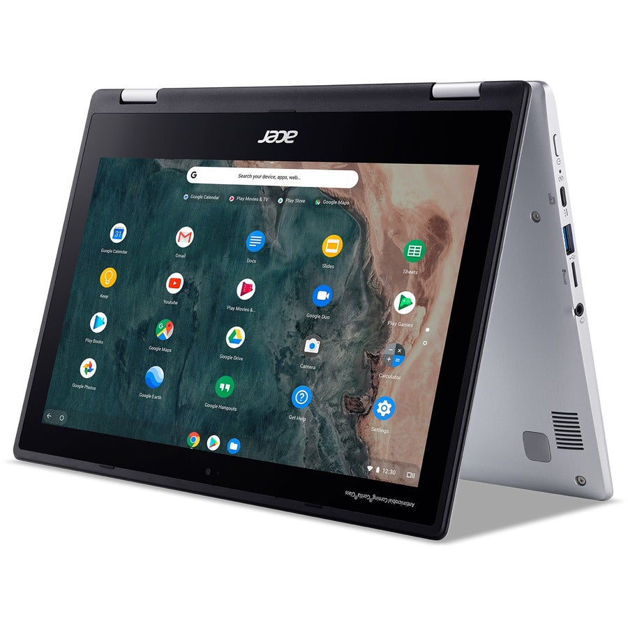 Acer Chromebook Spin 311 CP311-2H CP311-2H-C04Y Chromebook 2 en 1 tactile 11,6" - HD - 1366 x 768 - Intel Celeron N4100 Quad-core (4 Core) 1,10 GHz - 4 Go de RAM - 32 Go de mémoire flash - Argent pur NX.HKKAA.002