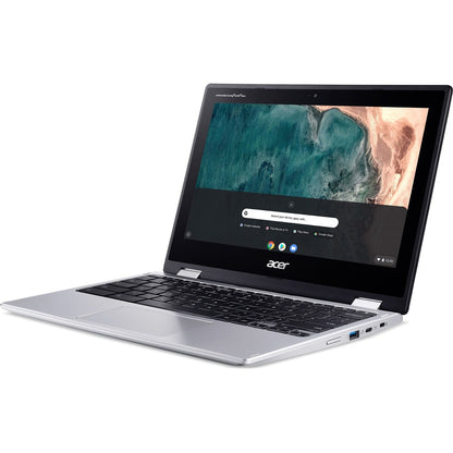 Acer Chromebook Spin 311 CP311-2H CP311-2H-C04Y Chromebook 2 en 1 tactile 11,6" - HD - 1366 x 768 - Intel Celeron N4100 Quad-core (4 Core) 1,10 GHz - 4 Go de RAM - 32 Go de mémoire flash - Argent pur NX.HKKAA.002