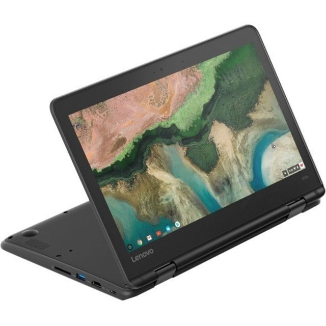 Lenovo 300e Chromebook 2e génération AST 82CE001LUS Chromebook 2 en 1 tactile 11,6" - HD - 1366 x 768 - AMD A-Series A4-9120C Dual-core (2 cœurs) 1,60 GHz - 4 Go de RAM totale - 32 Go de mémoire flash - Noir 82CE001LUS