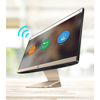 Ordinateur tout-en-un Asus Vivo AiO V222FAK-CP1P-CA - Intel Pentium Gold 6405U Dual-core (2 cœurs) 2,40 GHz - 8 Go RAM DDR4 SDRAM - 256 Go SSD M.2 PCI Express NVMe - 21,5" Full HD 1920 x 1080 - Bureau - Noir V222FAK-CP1P-CA