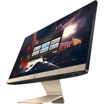 Ordinateur tout-en-un Asus Vivo AiO V222FAK-CP1P-CA - Intel Pentium Gold 6405U Dual-core (2 cœurs) 2,40 GHz - 8 Go RAM DDR4 SDRAM - 256 Go SSD M.2 PCI Express NVMe - 21,5" Full HD 1920 x 1080 - Bureau - Noir V222FAK-CP1P-CA