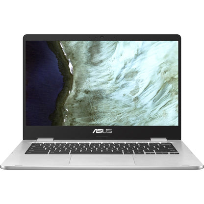 Asus Chromebook C423 C423NA-RH91T-CB Chromebook tactile 14" - HD - 1366 x 768 - Intel Pentium N4200 Quad-core (4 Core) 1,10 GHz - 4 Go RAM - 32 Go Mémoire Flash - Argent C423NA-RH91T-CB