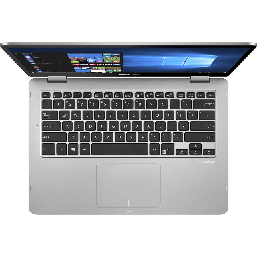 Asus VivoBook Flip 14 J401MA J401MA-SS01-CB Ordinateur portable 14" à écran tactile - HD - 1366 x 768 - Intel Celeron N4000 Dual-core (2 cœurs) 1,10 GHz - 4 Go de RAM - 64 Go de mémoire flash J401MA-SS01-CB