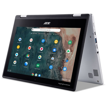 Acer Chromebook Spin 311 CP311-2H CP311-2H-C769 Chromebook 2 en 1 tactile 11,6" - HD - 1366 x 768 - Intel Celeron N4120 Quad-core (4 Core) 1,10 GHz - 4 Go de RAM - 32 Go de mémoire flash - Argent pur NX.HKKAA.008